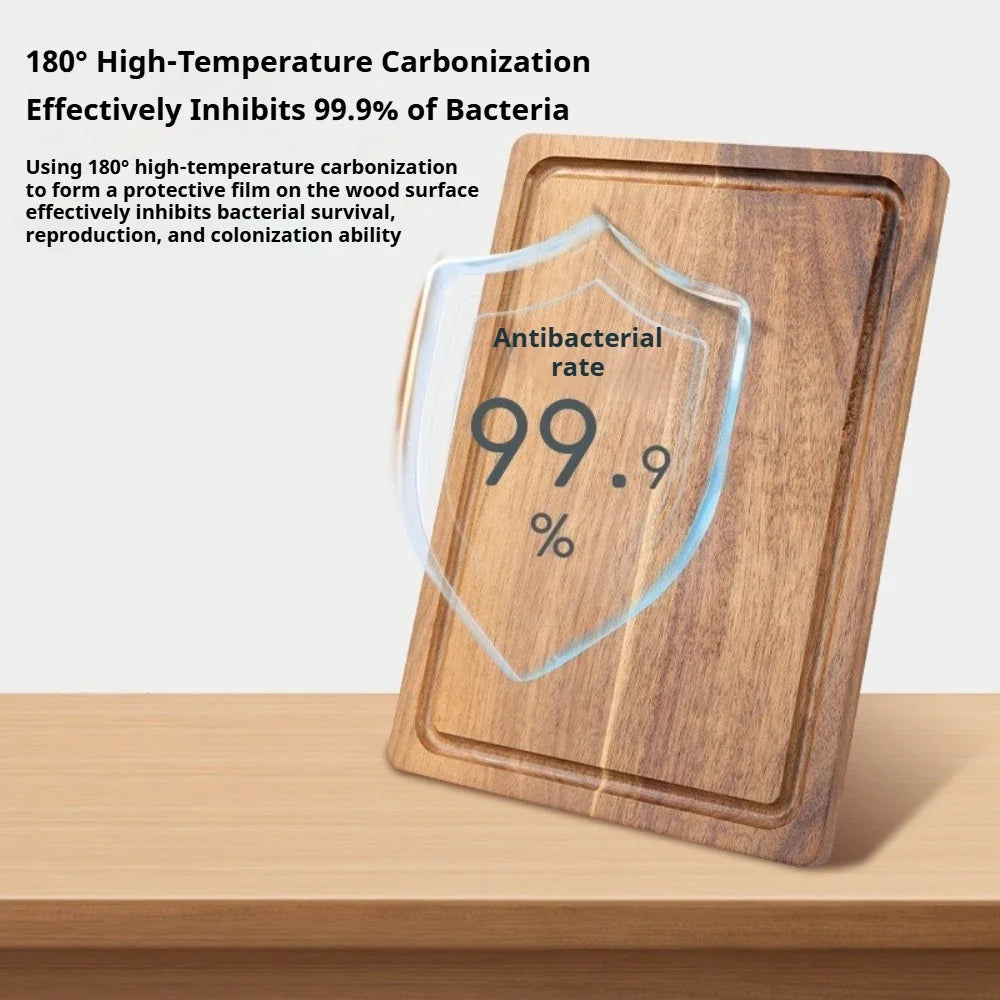 Wood Cutting Boards Wooden Charcuterie Board Double Sided Meat Vegetables Boards Pizza Bread Serving Board Kitchen Accessories