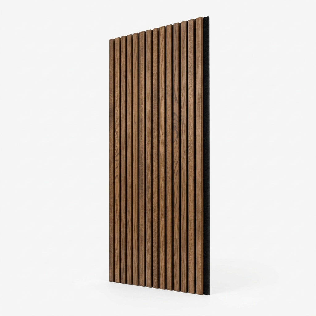 Kensington XL Walnut Acoustic Wall Panel — 270 × 110 cm