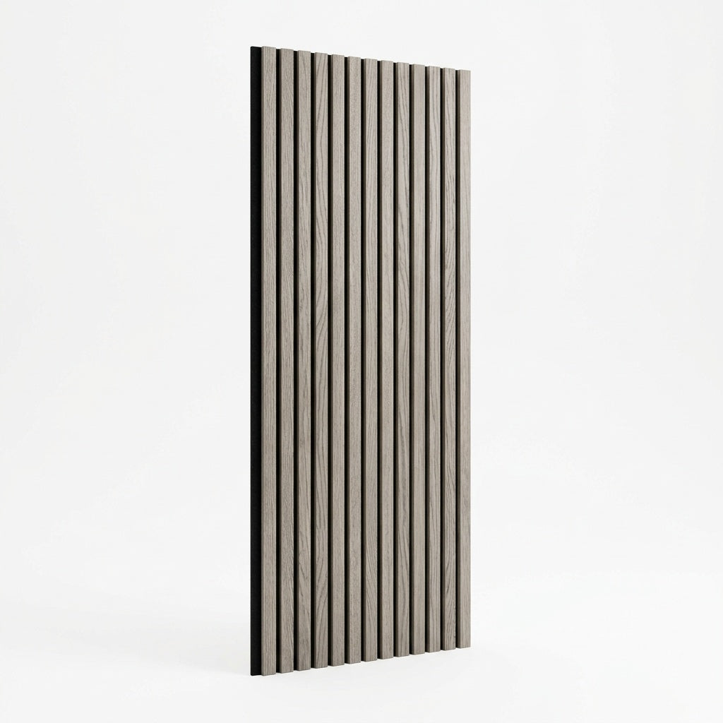 Kensington XL Walnut Acoustic Wall Panel — 270 × 110 cm